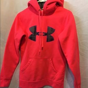 Under Armour pink hoodie x small